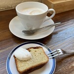 ナツメグカフェ - プラス350円でドリンクとミニスイーツって嬉しい