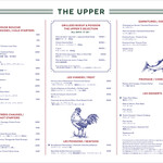 THE UPPER - メニュー