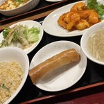 福龍菜館 - エビチリセット