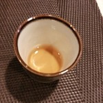 四季彩 鮨楽 - 赤酢を5倍で薄めて試飲