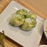 Jasumin paresu - 豚の角煮と揚げ茄子のフォーとアボカドの生春巻きセット（１，５００円）２０２３年１２月
