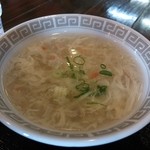 錦海楼 - 炒飯に付いてくる玉子スープ