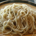 夢打庵 - 湯気が・・・つけ麺で言えばあつもりってやつですね!!