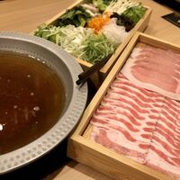 出汁しゃぶおばんざい おかか 市ヶ谷 - 黒豚出汁しゃぶセット