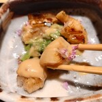 日本料理 柳燕 - 北海道野付の帆立の酢味噌和え