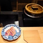 日本料理 柳燕 - 津軽鴨のローストも九条葱と鹿尾菜のご飯もお替りあり
