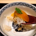 日本料理 柳燕 - 長崎の唐墨の飯蒸し