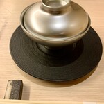 赤坂 鮨 ふくなが - いちご煮のお椀が美しい