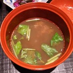 日本料理 柳燕 - 鳥取の蜆の赤出汁