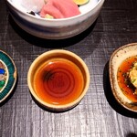 日本料理 柳燕 - 塩、醤油、肝ポン酢