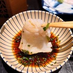 日本料理 柳燕 - ポン酢で