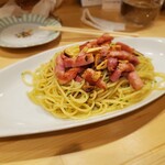 カジュアルフレンチBar 7FUKU - ペペロンチーノ(ベーコンバージョン)