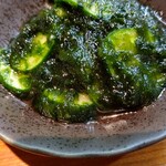 鯉幟 - 青海苔と胡瓜の酢の物（箸休め）