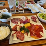 焼肉おしわら 雅 - 最初のランチ。