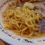 どうとんぼり神座 - 丁度よい茹で加減の麺は、万人受けするコンディションでの提供。