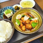 Tenzan Shokudou - 酢豚定食。