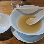 喜一 - 塩チャーシューメン＋ライス　ごちそうさまでした