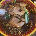 中国料理 牡丹飯店 本店 - 黒酢豚バラ麺