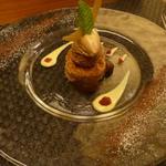 ラ・レゾナンス - モンブラン・ミルフィーユ　キャラメルアイスのせ