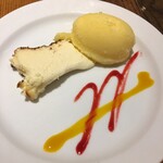 Bar Espanol LA BODEGA - 柚子のソルベ&バスクチーズケーキ
