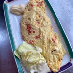 立ち呑み 庶民 - だしオムレツ紅生姜300円