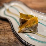 温石 - かぼちゃの天然の甘みが凄く良い。中には自家製甘納豆も。