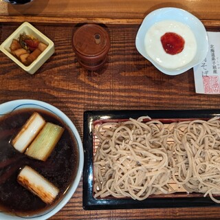 手打ち蕎麦屋 中山邸 晨翁蕎麦 - 料理写真:鴨せいろ