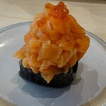 はま寿司 - 富士山盛りサーモン軍艦別角度