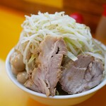 ラーメンエース - ラーメン＋うずら ヤサイマシマシ