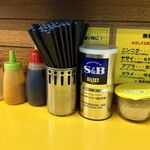 ラーメンエース - 卓上セット