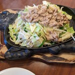 Daiyamondo Suteki - 私が頼んだ、肉野菜炒め定食(税込1,188円)