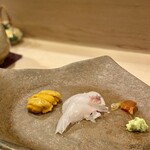 うを徳 - ヒラメ　雲丹