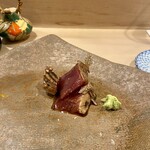 うを徳 - 鰹にんにく醤油♡