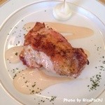 ラプソディア - 【ラプソディアランチ】肉料理の「若鶏のグリル ジンジャークリーミーソース」