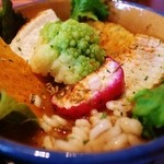 アンソレイユ - モロッコ風　大麦のスープ（チシャスープ）