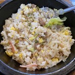 熊八珍 - 半石焼チャーハン混ぜ後