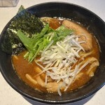 麺処 いっぱく - 焦がしにんにく辛みそらぁ麺