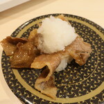 はま寿司 - 牛カルビおろし盛り