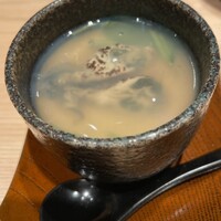 鮨 やざわ - 牡蠣の茶碗蒸し（牡蠣が大粒