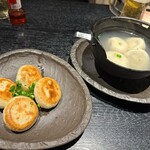 酒菜の隠れ家 月あかり - 肉汁爆裂焼餃子/肉汁爆裂水餃子