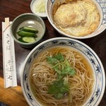 Juuroku Mon Soba Shichi - かつ丼とお蕎麦（かけ）セット