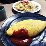 銀水食堂 - オムライスと焼飯