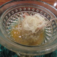 徳うち山 - 先付　かぼちゃのすり流し