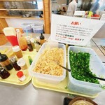 かすが町市場 - 薬味はこちら