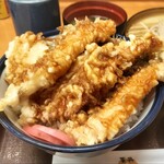 Tendon Tenya - ずわい蟹と海老の冬天丼（ご飯大盛）