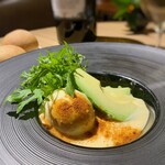 ブラッスリー 航 - うふマヨネーズとアボカド