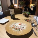 ブラッスリー 航 - 茄子のたたきと生ハム