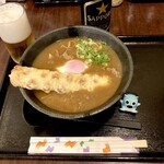 讃岐うどん つる凜 - 温玉ちく天カレーうどん