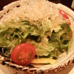 小石澤 - サラダ。