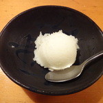 鳥茶屋 - りんごのシャーベット